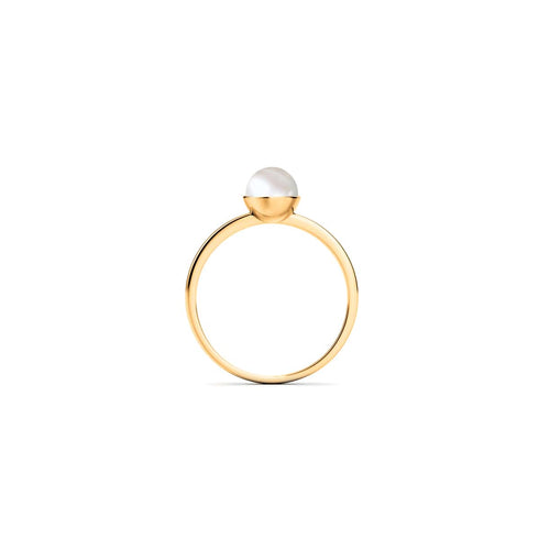 Or Vermeil | Anneau de perle naturelle